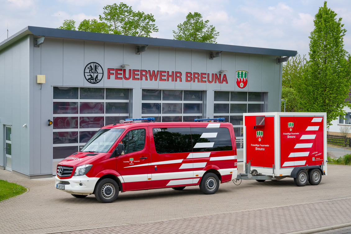 Der MTW mit Kühlanhänger